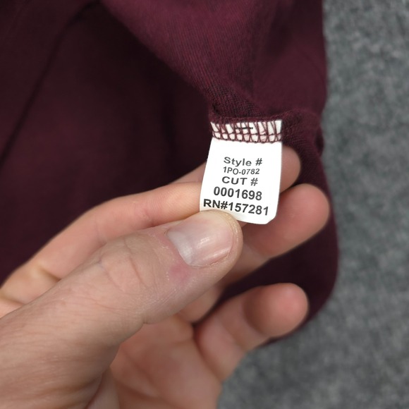 Mizzen+Main Burgundy Zip Up Sweater - Picture 4 of 11